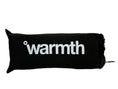 Load image into Gallery viewer, warmth flipfit original matte black reversible zip up puffer fabric & faux fur leg warmers