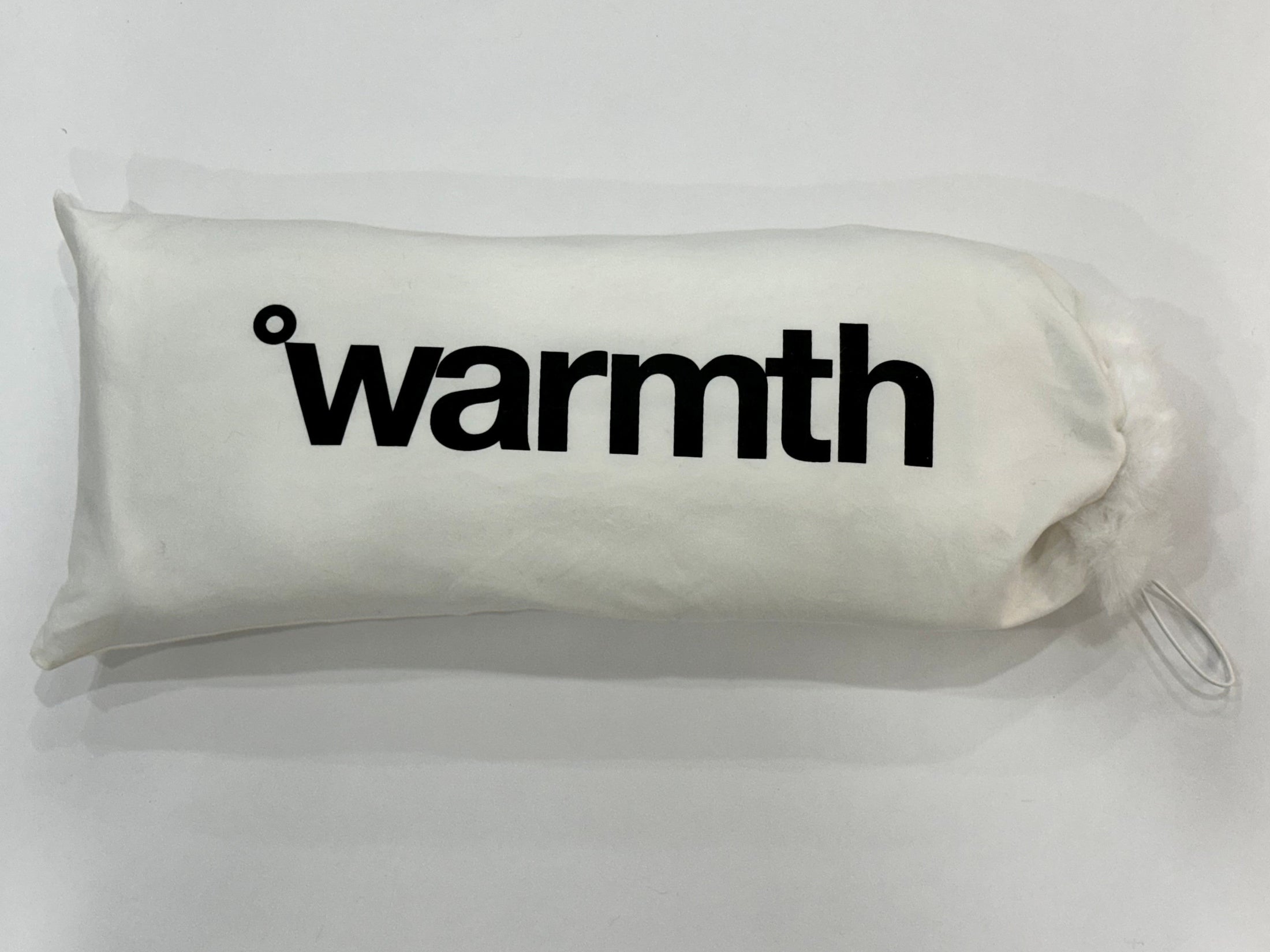 NEW! warmth bootluxe white faux fur boot cut leg warmers