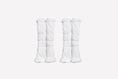 Load image into Gallery viewer, white reversible faux fur leg warmers
