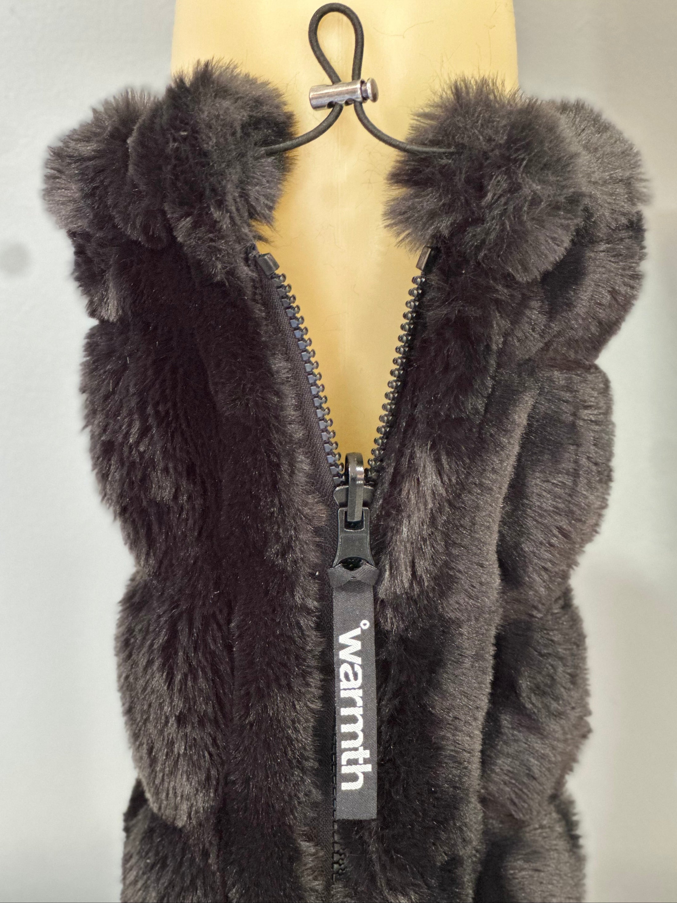 warmth bootluxe black faux fur boot cut leg warmers
